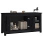vidaXL TV-Schrank Schwarz 103x36,5x52 cm Massivholz Kiefer vidaXL TV-Schrank Schwarz 103x36,5x52 cm Massivholz Kiefer