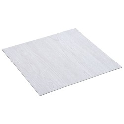 vidaXL PVC-Fliesen Selbstklebend 20 Stk. 1,86 m² Weiß