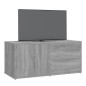 vidaXL TV-Schrank Grau Sonoma 80x34x36 cm Holzwerkstoff vidaXL TV-Schrank Grau Sonoma 80x34x36 cm Holzwerkstoff