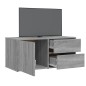 vidaXL TV-Schrank Grau Sonoma 80x34x36 cm Holzwerkstoff vidaXL TV-Schrank Grau Sonoma 80x34x36 cm Holzwerkstoff