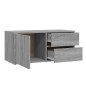 vidaXL TV-Schrank Grau Sonoma 80x34x36 cm Holzwerkstoff vidaXL TV-Schrank Grau Sonoma 80x34x36 cm Holzwerkstoff