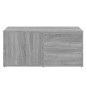 vidaXL TV-Schrank Grau Sonoma 80x34x36 cm Holzwerkstoff vidaXL TV-Schrank Grau Sonoma 80x34x36 cm Holzwerkstoff
