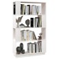 vidaXL Bücherregal/Raumteiler Weiß 80x25x132 cm Massivholz Kiefer vidaXL Bücherregal/Raumteiler Weiß 80x25x132 cm Massivholz Kiefer