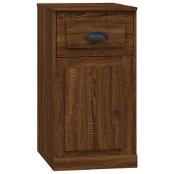 vidaXL Beistellschrank mit Schublade Braun Eichen-Optik 40x50x75 cm