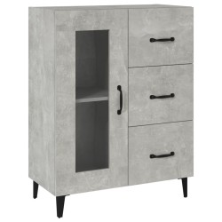 vidaXL Sideboard Betongrau 69,5x34x90 cm Holzwerkstoff
