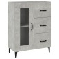 vidaXL Sideboard Betongrau 69,5x34x90 cm Holzwerkstoff vidaXL Sideboard Betongrau 69,5x34x90 cm Holzwerkstoff