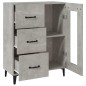 vidaXL Sideboard Betongrau 69,5x34x90 cm Holzwerkstoff vidaXL Sideboard Betongrau 69,5x34x90 cm Holzwerkstoff