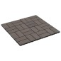 vidaXL Terrassenfliesen 11 Stück WPC 30 x 30 cm 1 qm Dunkelbraun vidaXL Terrassenfliesen 11 Stück WPC 30 x 30 cm 1 qm Dunkelbraun