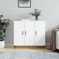 vidaXL Sideboard Weiß 90x34x80 cm Holzwerkstoff vidaXL Sideboard Weiß 90x34x80 cm Holzwerkstoff