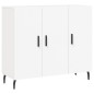 vidaXL Sideboard Weiß 90x34x80 cm Holzwerkstoff vidaXL Sideboard Weiß 90x34x80 cm Holzwerkstoff