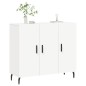 vidaXL Sideboard Weiß 90x34x80 cm Holzwerkstoff vidaXL Sideboard Weiß 90x34x80 cm Holzwerkstoff