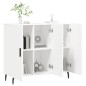 vidaXL Sideboard Weiß 90x34x80 cm Holzwerkstoff vidaXL Sideboard Weiß 90x34x80 cm Holzwerkstoff