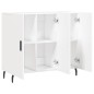 vidaXL Sideboard Weiß 90x34x80 cm Holzwerkstoff vidaXL Sideboard Weiß 90x34x80 cm Holzwerkstoff