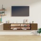 vidaXL Wandschränke 2 Stk. Honigbraun 80x30x30 cm Massivholz Kiefer vidaXL Wandschränke 2 Stk. Honigbraun 80x30x30 cm Massivholz Kiefer