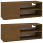 vidaXL Wandschränke 2 Stk. Honigbraun 80x30x30 cm Massivholz Kiefer vidaXL Wandschränke 2 Stk. Honigbraun 80x30x30 cm Massivholz Kiefer