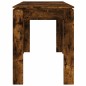 vidaXL Esstisch Räuchereiche 120x60x76 cm Holzwerkstoff vidaXL Esstisch Räuchereiche 120x60x76 cm Holzwerkstoff