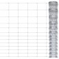 vidaXL Gartenzaun Verzinkter Stahl 50x1,6 m Silbern vidaXL Gartenzaun Verzinkter Stahl 50x1,6 m Silbern