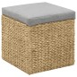 Ottoman-Set 2 Stk. Seegras Grau Ottoman-Set 2 Stk. Seegras Grau