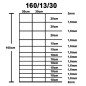 vidaXL Gartenzaun Verzinkter Stahl 50x1,6 m Silbern vidaXL Gartenzaun Verzinkter Stahl 50x1,6 m Silbern