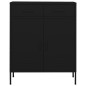 vidaXL Lagerschrank Schwarz 80x35x101,5 cm Stahl vidaXL Lagerschrank Schwarz 80x35x101,5 cm Stahl