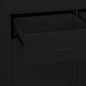 vidaXL Lagerschrank Schwarz 80x35x101,5 cm Stahl vidaXL Lagerschrank Schwarz 80x35x101,5 cm Stahl