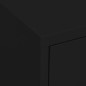 vidaXL Lagerschrank Schwarz 80x35x101,5 cm Stahl vidaXL Lagerschrank Schwarz 80x35x101,5 cm Stahl