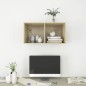 vidaXL TV-Wandschrank Sonoma-Eiche 37x37x72 cm Holzwerkstoff vidaXL TV-Wandschrank Sonoma-Eiche 37x37x72 cm Holzwerkstoff