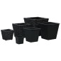 vidaXL Blumenkübel 3 Stk. Wasserhyazinthe Schwarz vidaXL Blumenkübel 3 Stk. Wasserhyazinthe Schwarz