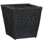 vidaXL Blumenkübel 3 Stk. Wasserhyazinthe Schwarz vidaXL Blumenkübel 3 Stk. Wasserhyazinthe Schwarz