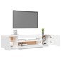 vidaXL TV-Schrank mit LED-Leuchten Weiß 160x35x40 cm vidaXL TV-Schrank mit LED-Leuchten Weiß 160x35x40 cm