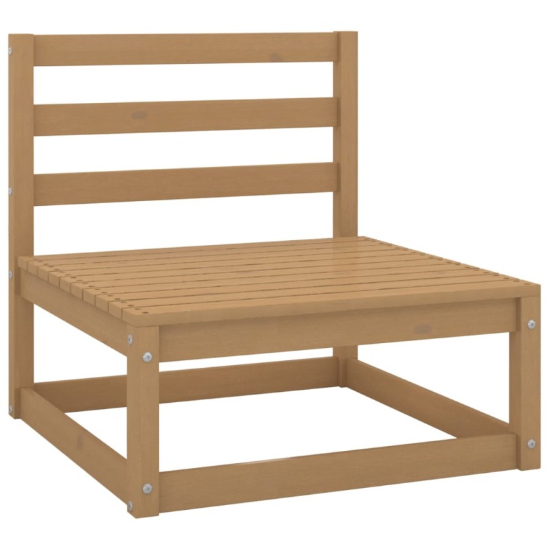 vidaXL Garten-Mittelsofa Honigbraun Massivholz Kiefer vidaXL Garten-Mittelsofa Honigbraun Massivholz Kiefer