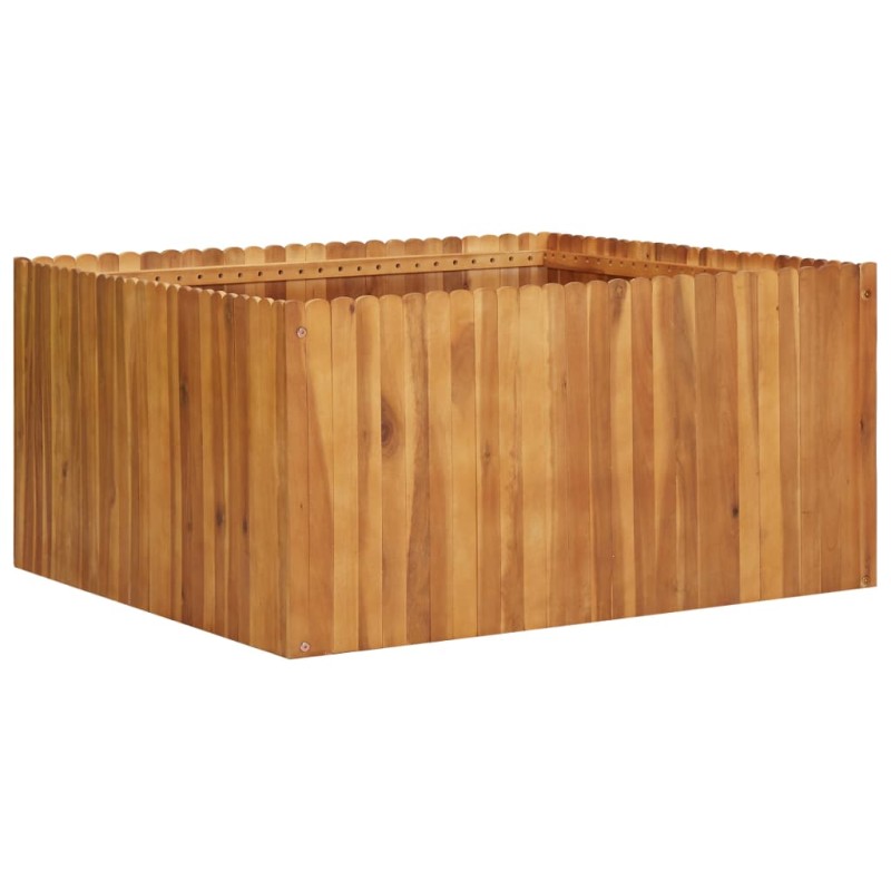 vidaXL Garten-Hochbeet 100 x 100 x 50 cm Massivholz Akazie vidaXL Garten-Hochbeet 100 x 100 x 50 cm Massivholz Akazie
