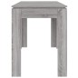 vidaXL Esstisch Grau Sonoma 120x60x76 cm Holzwerkstoff vidaXL Esstisch Grau Sonoma 120x60x76 cm Holzwerkstoff