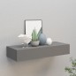 vidaXL Wand-Schubladenregal Grau 60x23,5x10 cm MDF vidaXL Wand-Schubladenregal Grau 60x23,5x10 cm MDF