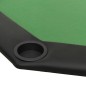 vidaXL Pokertisch Klappbar 8 Spieler Grün 108x108x75 cm vidaXL Pokertisch Klappbar 8 Spieler Grün 108x108x75 cm