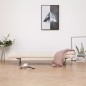 Schlafsofa mit zwei Kissen Creme Polyester Schlafsofa mit zwei Kissen Creme Polyester
