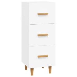 vidaXL Sideboard Weiß 34,5x34x90 cm Holzwerkstoff