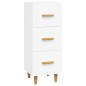 vidaXL Sideboard Weiß 34,5x34x90 cm Holzwerkstoff vidaXL Sideboard Weiß 34,5x34x90 cm Holzwerkstoff