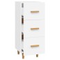 vidaXL Sideboard Weiß 34,5x34x90 cm Holzwerkstoff vidaXL Sideboard Weiß 34,5x34x90 cm Holzwerkstoff