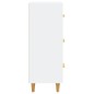 vidaXL Sideboard Weiß 34,5x34x90 cm Holzwerkstoff vidaXL Sideboard Weiß 34,5x34x90 cm Holzwerkstoff