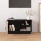 vidaXL TV-Schrank Schwarz 70x34x40 cm Massivholz Kiefer vidaXL TV-Schrank Schwarz 70x34x40 cm Massivholz Kiefer