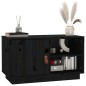 vidaXL TV-Schrank Schwarz 70x34x40 cm Massivholz Kiefer vidaXL TV-Schrank Schwarz 70x34x40 cm Massivholz Kiefer