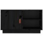 vidaXL TV-Schrank Schwarz 70x34x40 cm Massivholz Kiefer vidaXL TV-Schrank Schwarz 70x34x40 cm Massivholz Kiefer