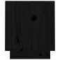 vidaXL TV-Schrank Schwarz 70x34x40 cm Massivholz Kiefer vidaXL TV-Schrank Schwarz 70x34x40 cm Massivholz Kiefer