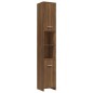 vidaXL Badezimmerschrank Braun Eichen-Optik 30x30x183,5 cm vidaXL Badezimmerschrank Braun Eichen-Optik 30x30x183,5 cm