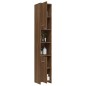 vidaXL Badezimmerschrank Braun Eichen-Optik 30x30x183,5 cm vidaXL Badezimmerschrank Braun Eichen-Optik 30x30x183,5 cm