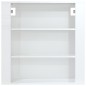 vidaXL Wandschrank Hochglanz-Weiß 80x33x80 cm Holzwerkstoff vidaXL Wandschrank Hochglanz-Weiß 80x33x80 cm Holzwerkstoff