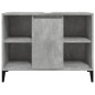 vidaXL Waschbeckenunterschrank Betongrau 80x33x60 cm Holzwerkstoff vidaXL Waschbeckenunterschrank Betongrau 80x33x60 cm Holzwerkstoff