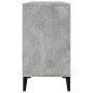 vidaXL Waschbeckenunterschrank Betongrau 80x33x60 cm Holzwerkstoff vidaXL Waschbeckenunterschrank Betongrau 80x33x60 cm Holzwerkstoff