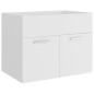 vidaXL Waschbeckenunterschrank Weiß 60x38,5x46 cm Holzwerkstoff vidaXL Waschbeckenunterschrank Weiß 60x38,5x46 cm Holzwerkstoff
